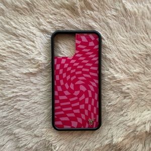 Wildflower Case Pink Checkers iPhone 12 Pro